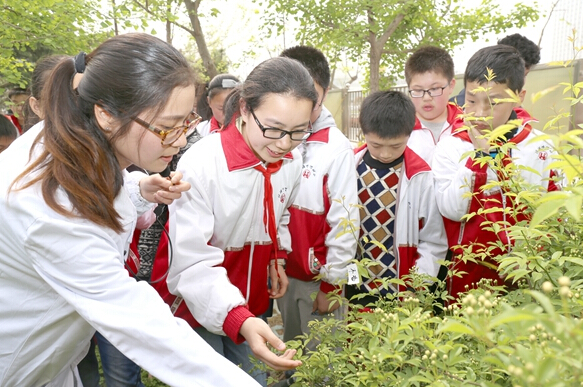 江蘇省淮陰師范學院附屬小學師生走進江蘇省淮安市中醫(yī)院